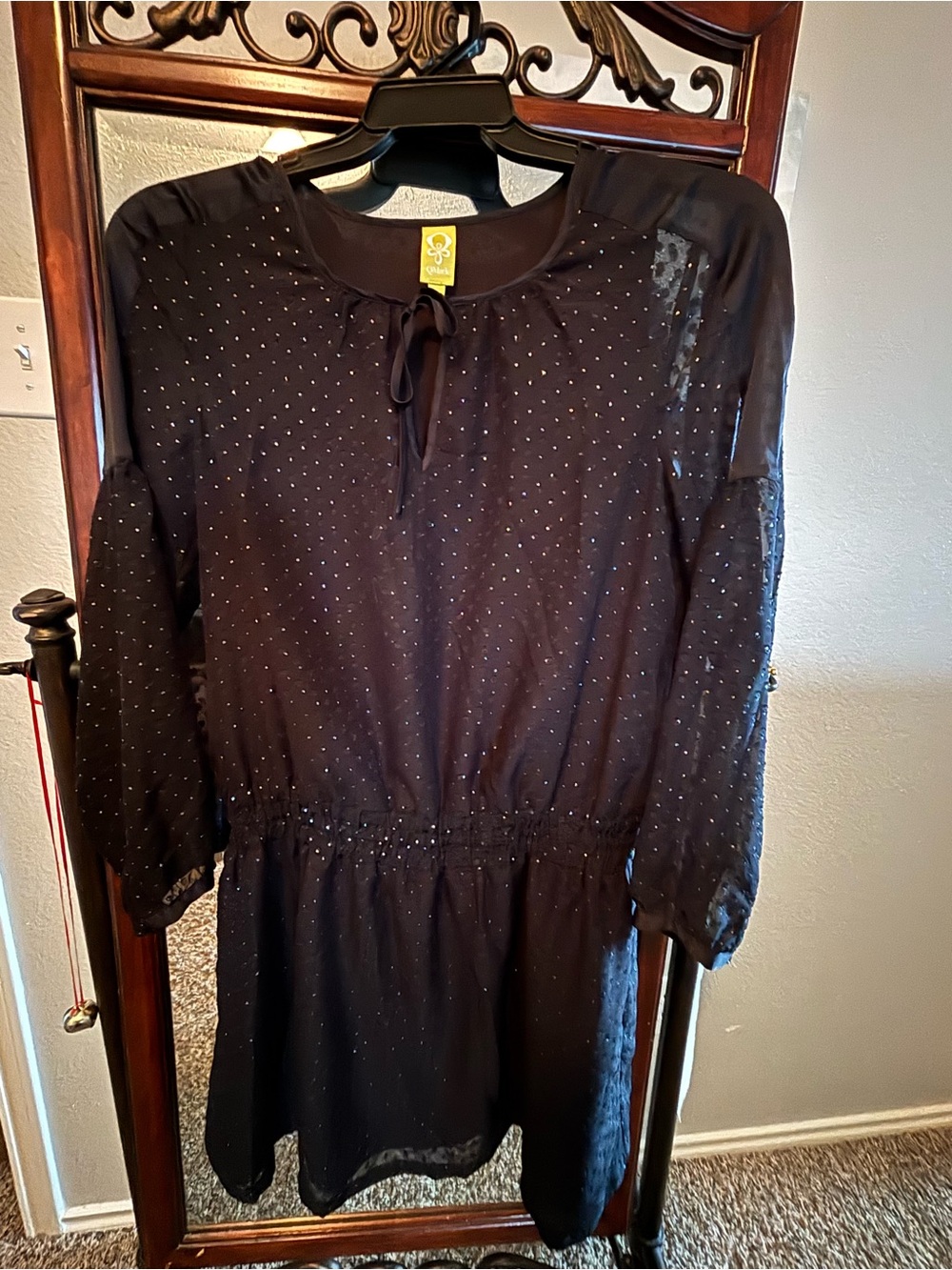 QMack Women's Black Dress Size Medium Whimsigoth~Witchy~